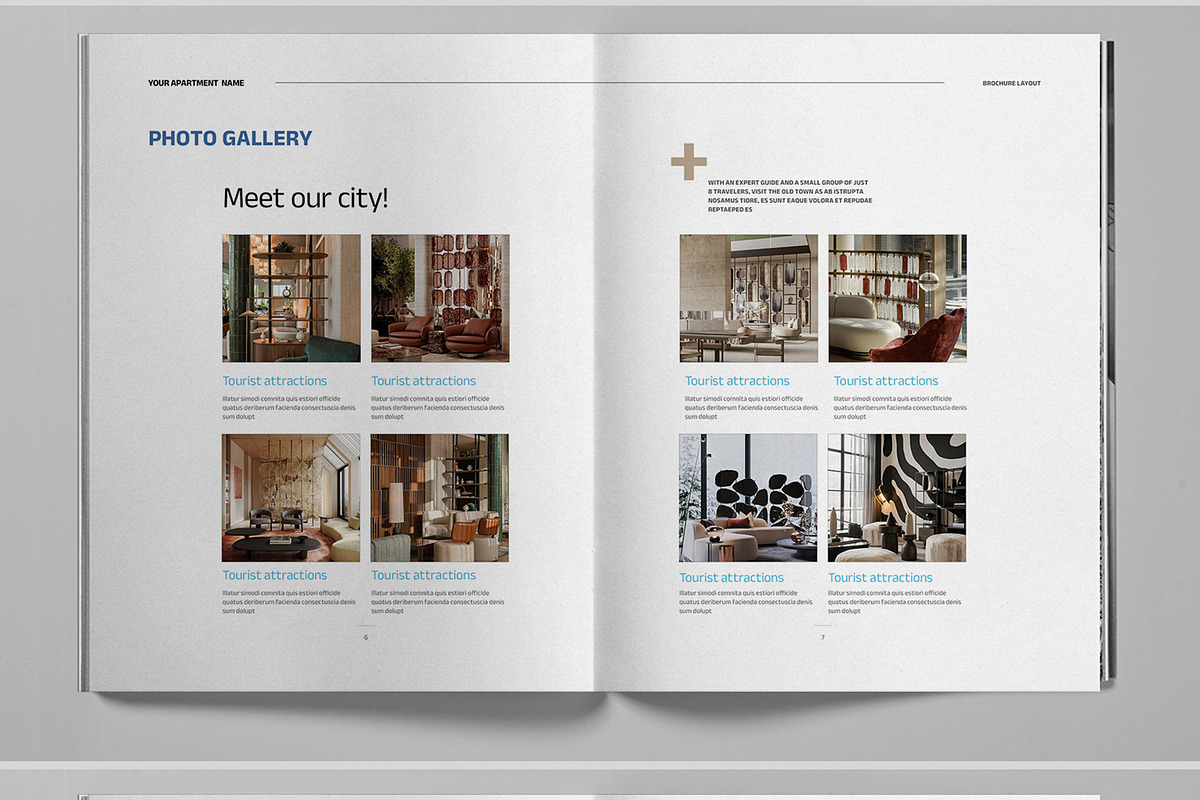 Modern Hotel Promotional Brochure, a Brochure Template by Boris Cupac (Photo 5 of 7)