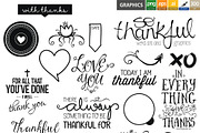 So Thankful: Brushes & Overlays, an Illustration by WhiteSpace Design Studio (Thumbnail 1 of 2)
