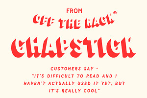 Chapstick Handdrawn Display Font