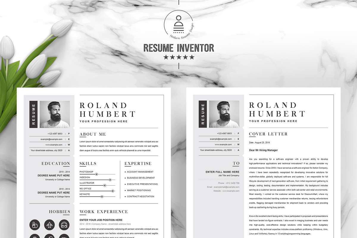 JOB WINNING RESUME - 50 TEMPLATES, a Resume Template by ResumeInventor (Photo 120 of 184)