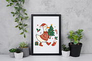 Funny Christmas Tree Goose Png, an Illustration by Daily.Designs (Thumbnail 4 of 5)