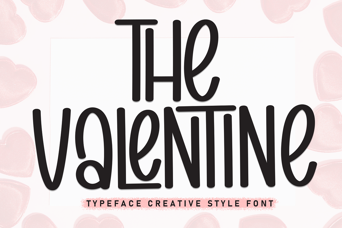 The Valentine | Script Font, a Script Font by Scratchones (Photo 1 of 9)