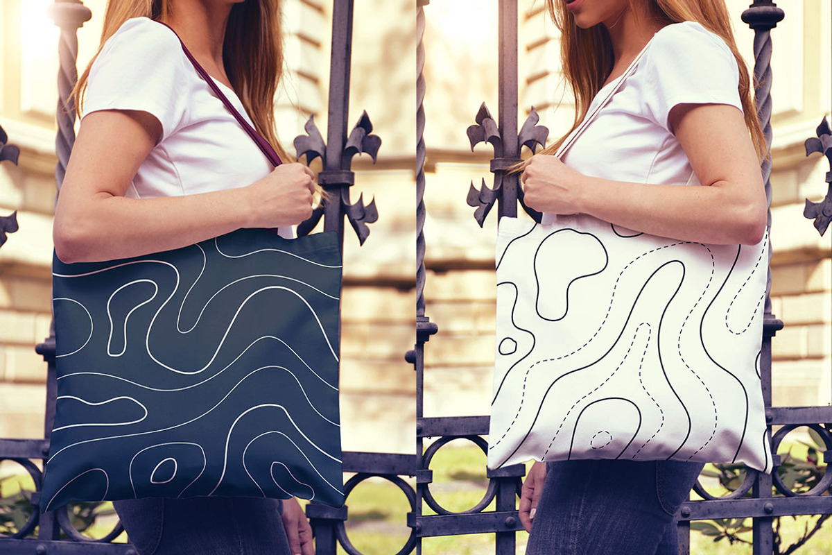 Seamless Pattern | Topographic Map, a Pattern Graphic by Thirtypath Studio (Photo 5 of 6)