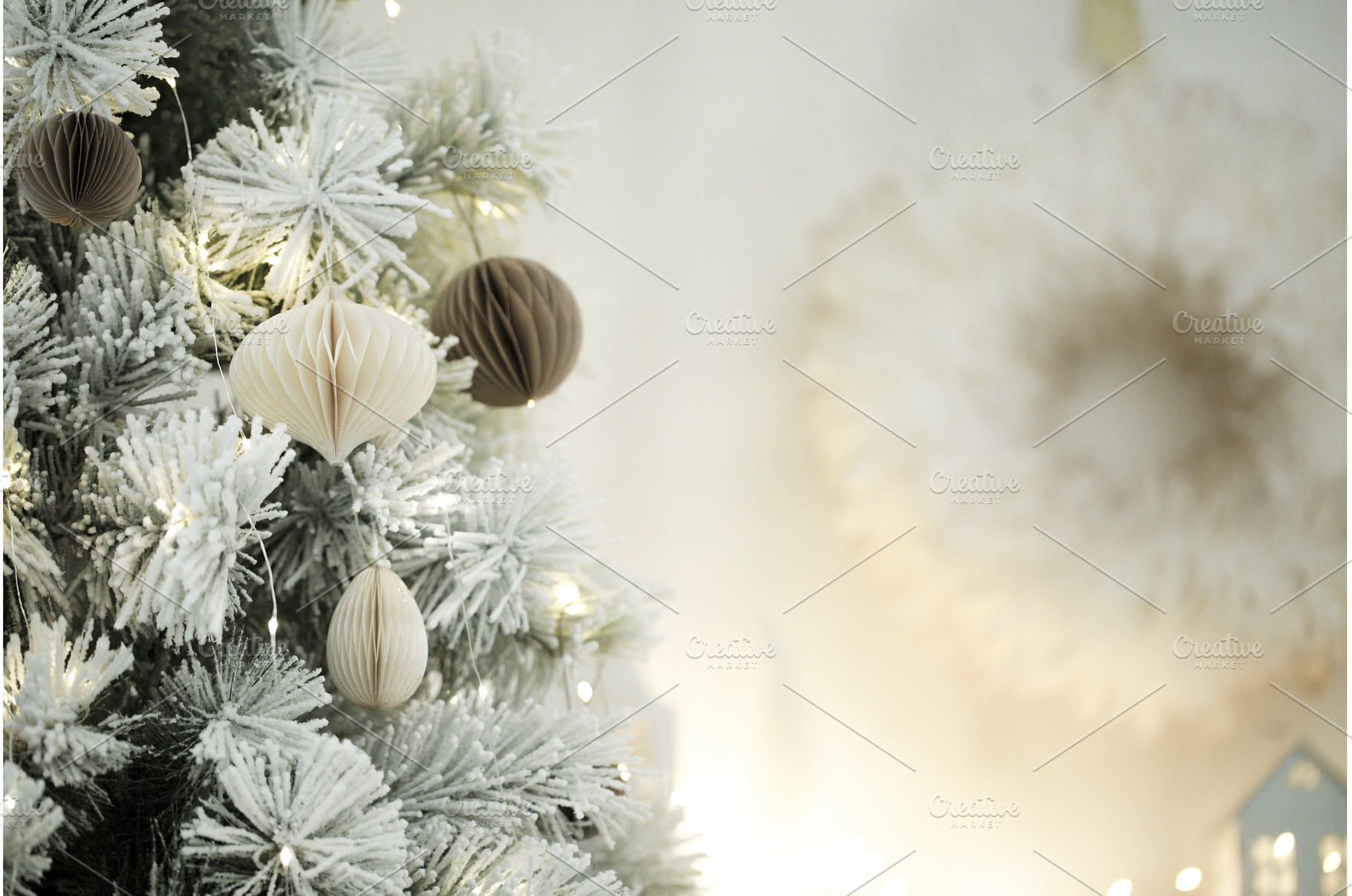 Christmas tree decorating with, a Holiday Photo by Anna Efetova
