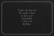 Lunar Eclipse Celestial Display Font, a Handwritten Font by AnMark (Thumbnail 8 of 13)