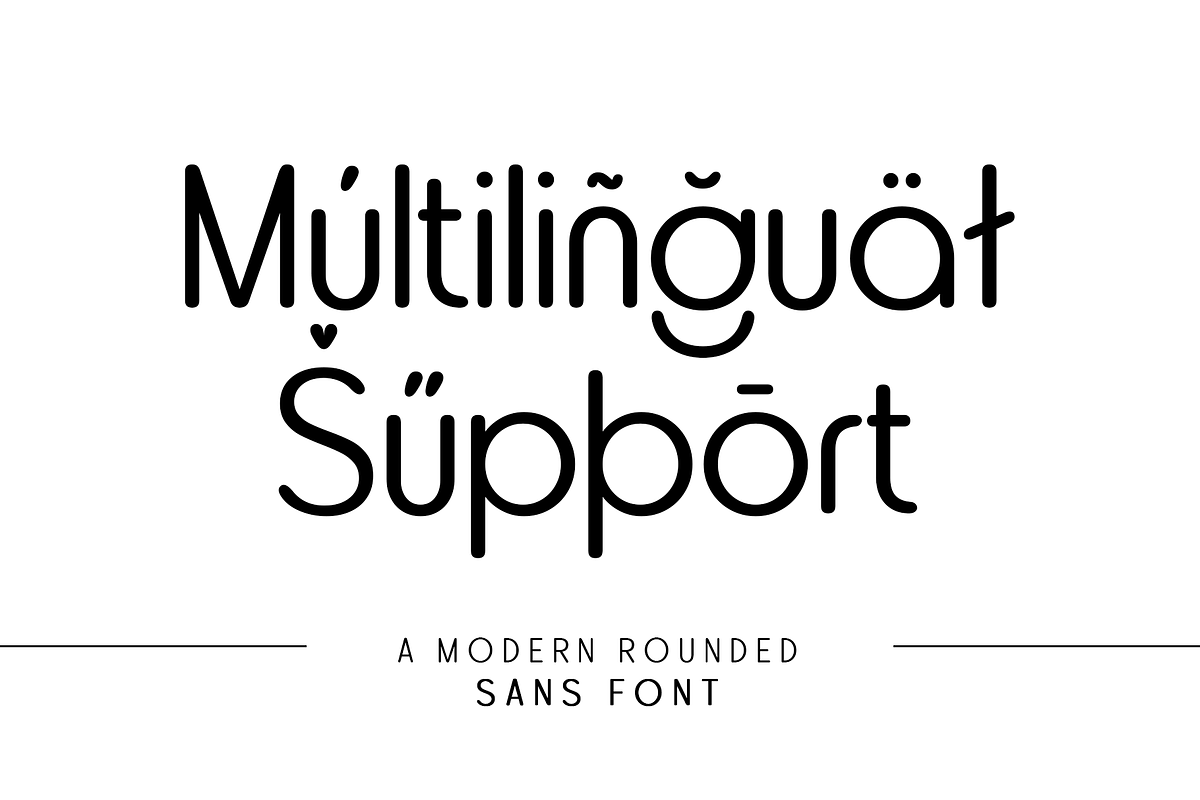 Miguely - A Modern Rounded Sans Font, a Sans Serif Font by Almeera Std (Photo 3 of 10)