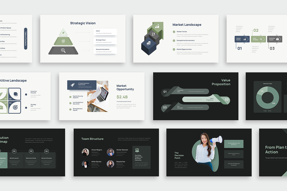 Stratify - Business Plan PowerPoint, a Presentation Template by New Coral Design (Photo 3 of 6)