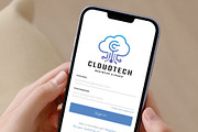 Data Cloud Tech Logo, a Branding & Logo Template by Design_Planet (Thumbnail 3 of 7)