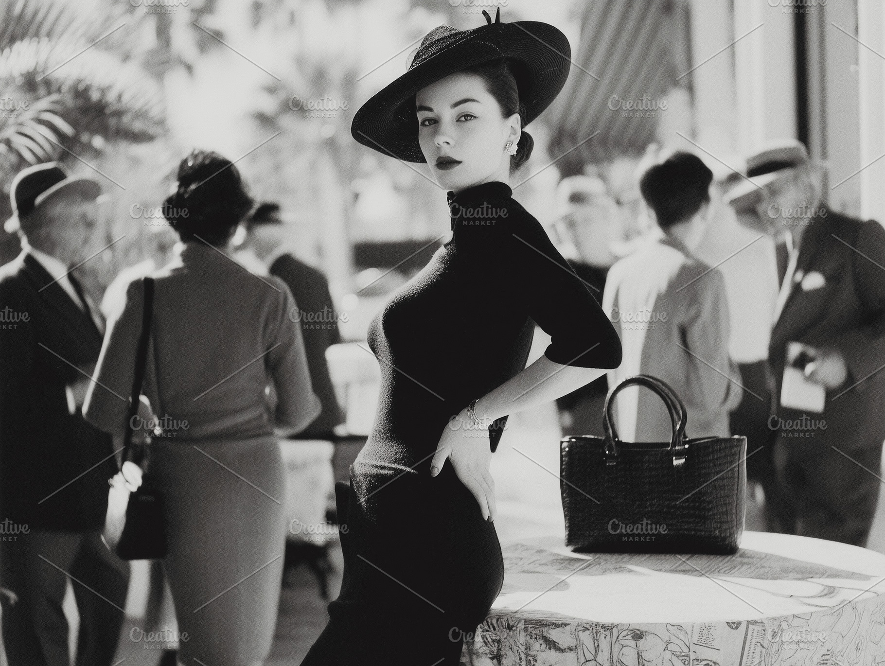 Fashionable Vintage Woman Posing, a Beauty & Fashion Photo by k.tay