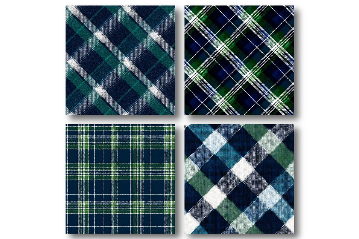 Flannel Shirt Patterns, an Illustration by PixelShop