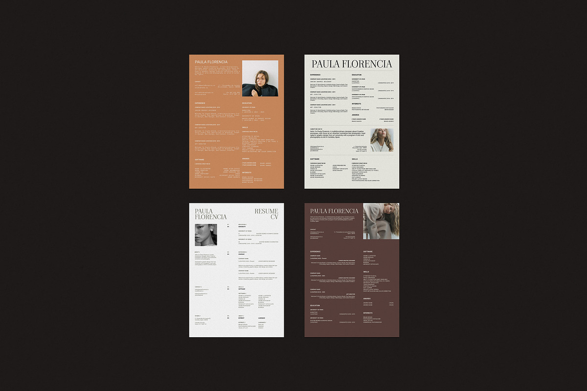 MIA I Resume Kit, a Presentation Template by Studio Brand (Photo 5 of 8)
