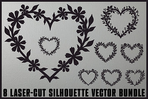 Ornate Border Laser Cut Clipart, an Illustration by hafijul