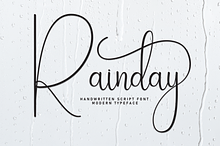 Rainday | Script Font