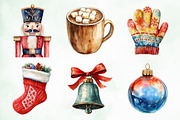 Christmas Winter Clipart Bundle, an Illustration by Creative Art (Thumbnail 4 of 9)