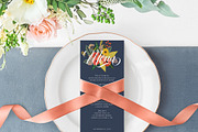 In Between the Blooms on Blue, an Invitation Template by Inkpower (Thumbnail 5 of 7)
