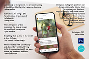 Flower Therapy Instagram Posts, a Social Media Template by minersgold (Thumbnail 7 of 7)