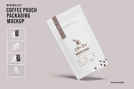 Coffee Pouch Packaging Mockup