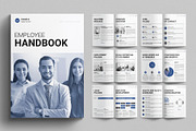 Employee Handbook Template, a Brochure Template by E-Type (Thumbnail 1 of 7)