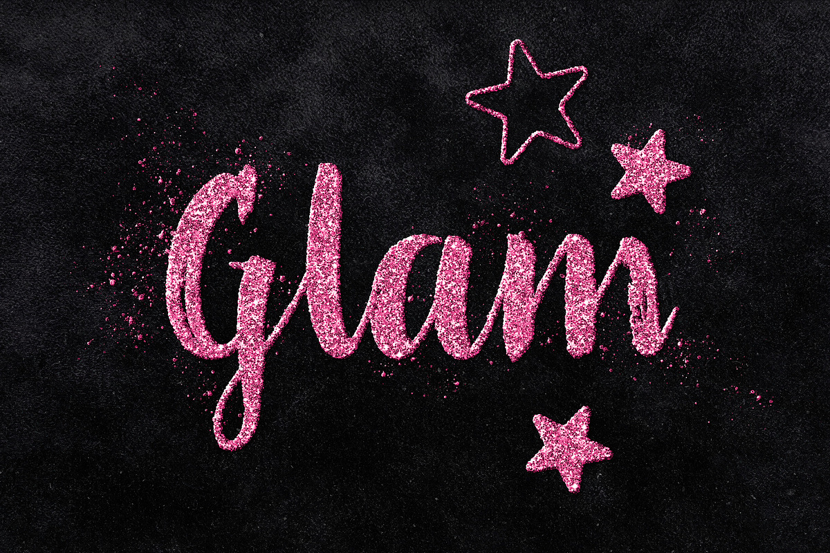 Glitter Text & Logo Effect, a Layer Style Add-On by Design Squad (Photo 4 of 4)