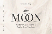The MOON – Modern & Classic Serif +, a Serif Font by xdCreative (Thumbnail 1 of 12)