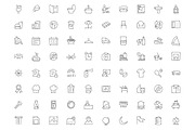 250 Hotel and Restaurant Doodle Icon, an Outline Icon by Creative Stall (Thumbnail 4 of 4)
