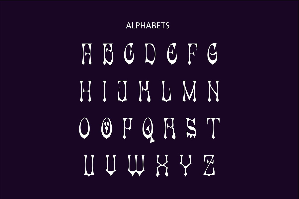 Ghost Palace – Halloween Font, a Symbol Font by WhymoreArt (Photo 8 of 9)