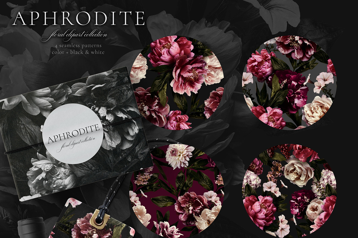 Aphrodite Floral Clip Art Collection, an Object Graphic by Eclectic Anthology (Photo 7 of 13)