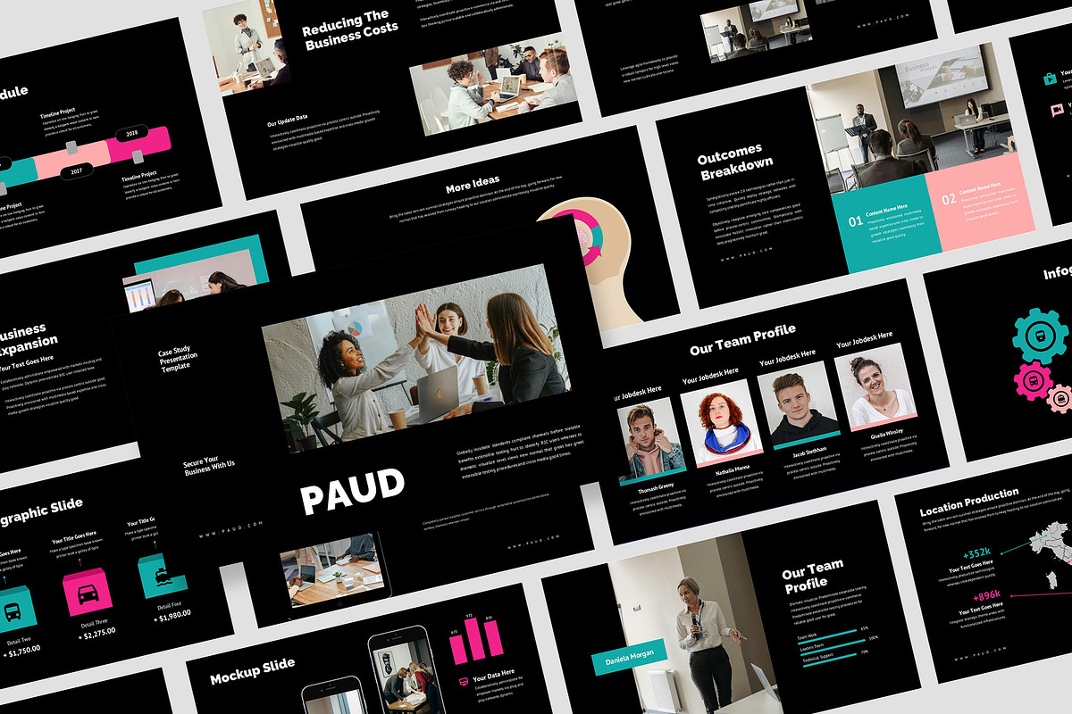 Paud : Case Study Keynote, a Presentation Template by Punkl Camp (Photo 1 of 9)