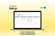SKU Generator - Excel, an App Template by Ardent Workshop (Thumbnail 2 of 5)