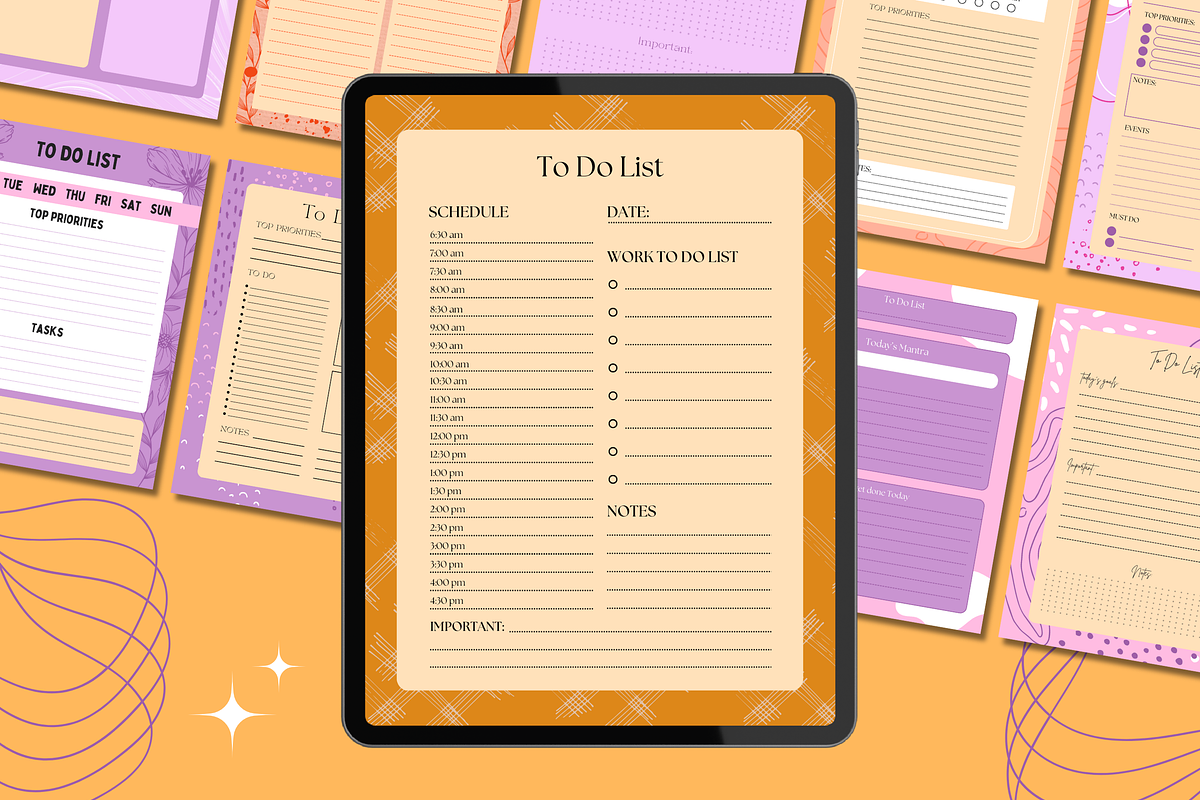 10 Organic Planners Canva Templates, a Templates & Theme by TemplateCastleStore (Photo 3 of 9)