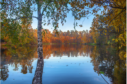 Autumn beautiful lake, a Nature Photo by Nature and travel