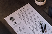 Resume / CV - Walker, a Resume Template by 3Angle (Thumbnail 3 of 6)
