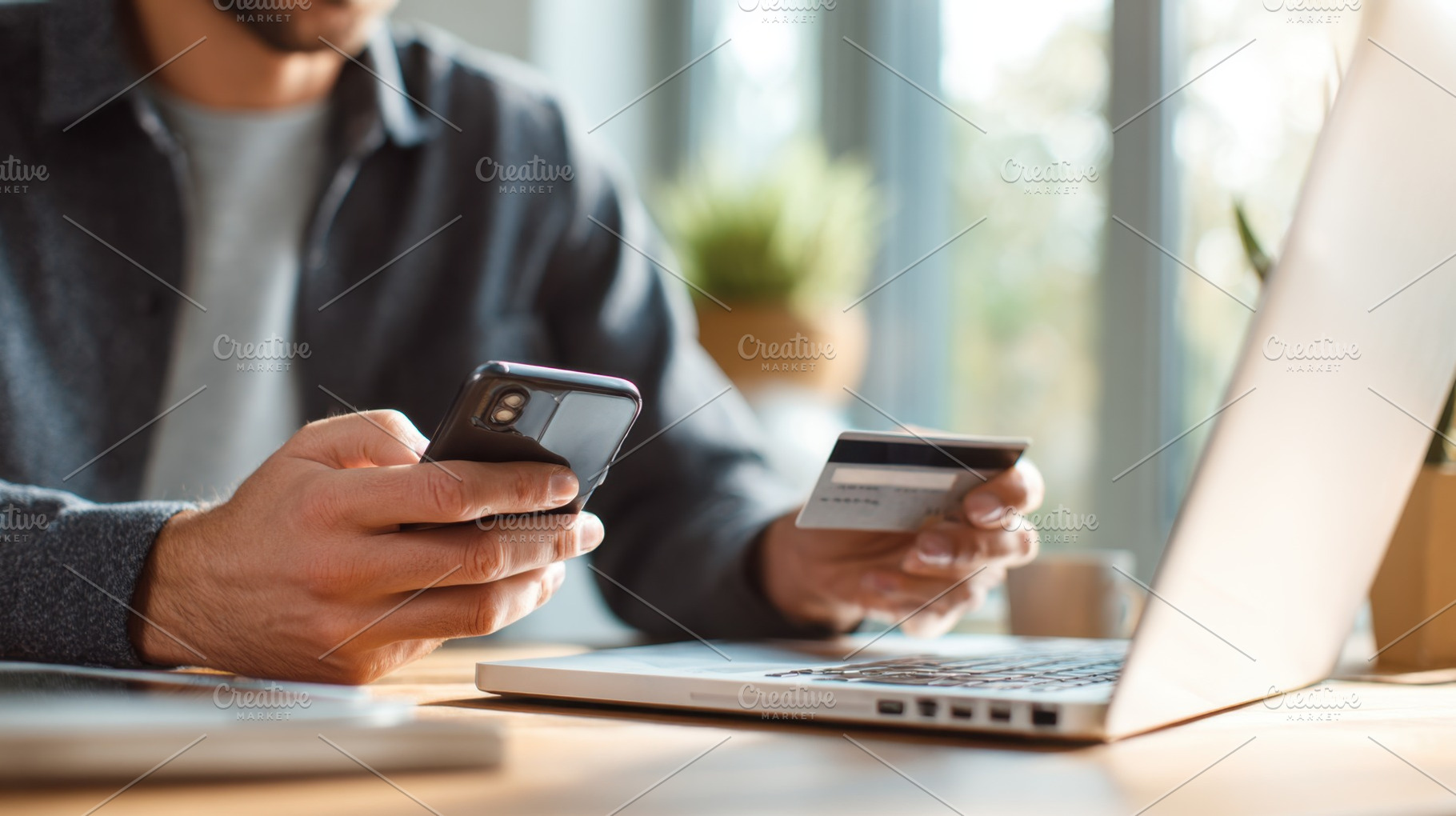 Online shopper with smartphone, a Photo by Beautiful things