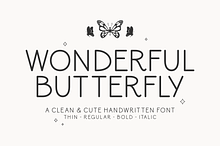 Wonderful Butterfly - Cute Kids Font