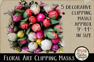 Floral Art Photography Masks