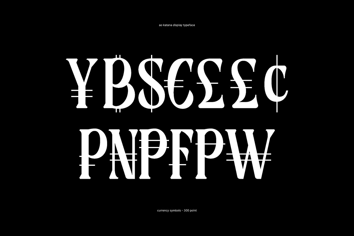 AO Katana - Display Typeface, a Serif Font by OwunStudio (Photo 8 of 21)