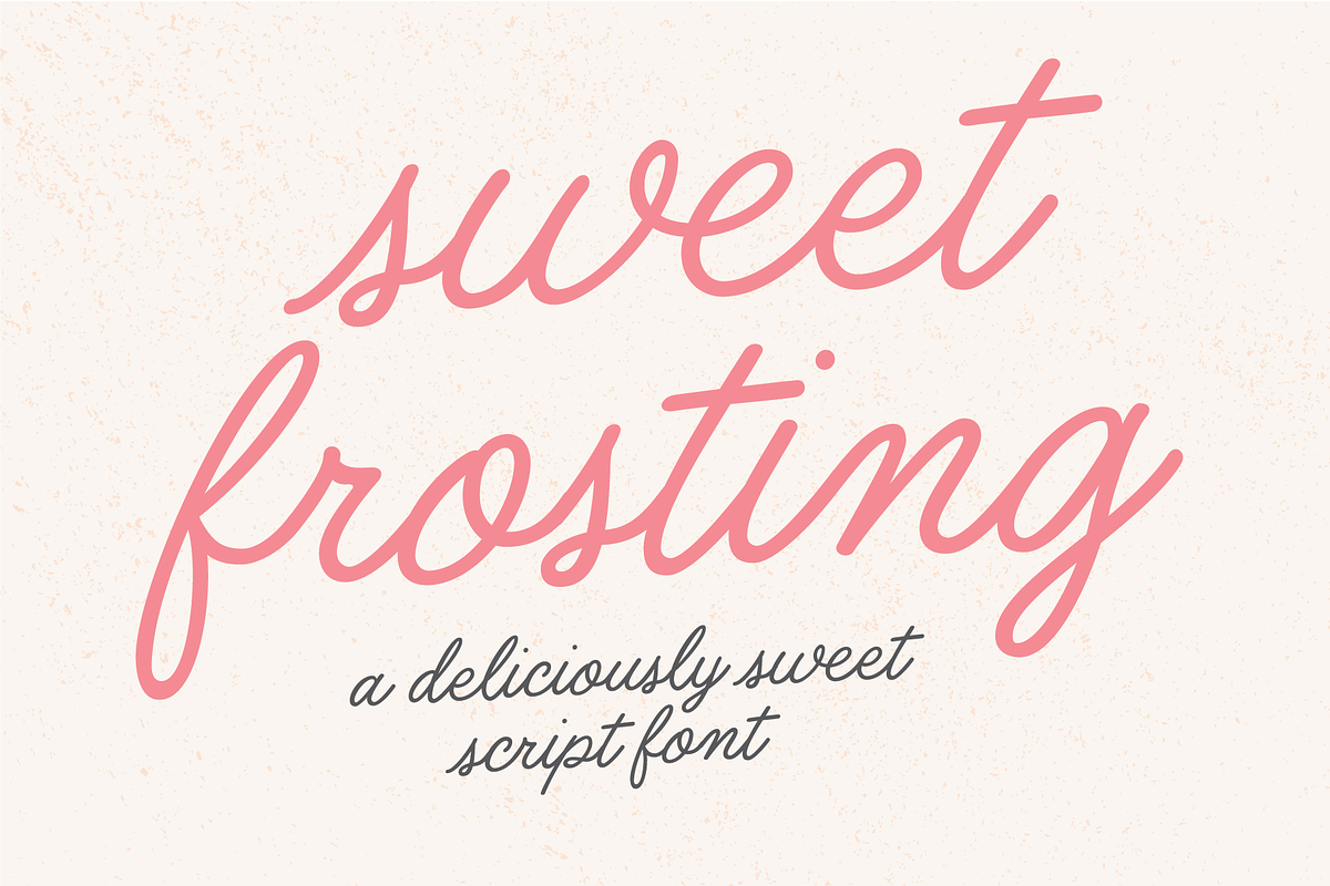 Sweet Frosting - Handwriting Font, a Handwritten Font by Danielle Eneh (Photo 1 of 11)