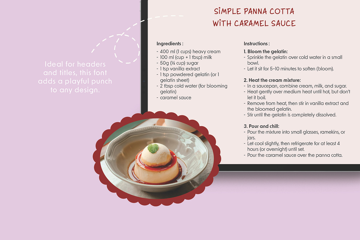 Panakota - Handwritten Font, a Handwritten Font by Pikgura (Photo 2 of 7)