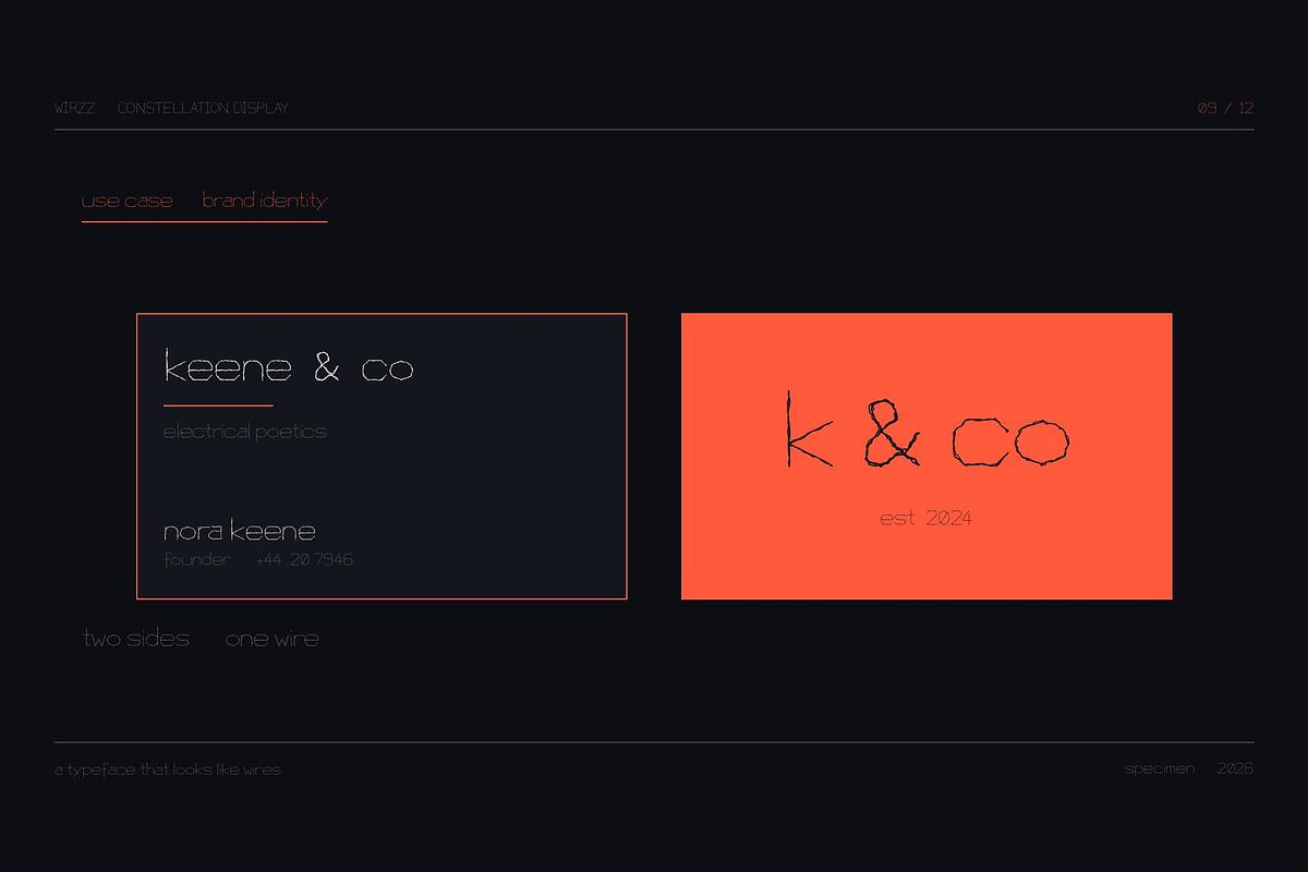Wirzz — Constellation Display Typefa, a Handwritten Font by Lettra Studio (Photo 14 of 14)