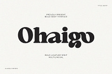 Ohaigo Serif Typeface