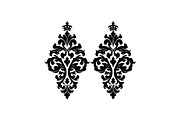 Vintage Filigree Earring SVG Bundle, an Object Graphic by jahid234 (Thumbnail 6 of 13)