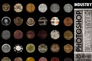 Industrial Grunge Rust Layer Styles, a Layer Style Add-On by Posh Papers & Patterns (Thumbnail 2 of 8)