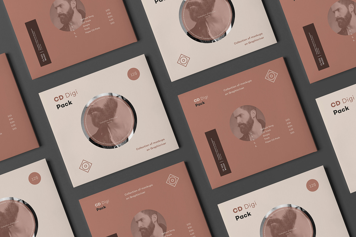 CD Digi Pack Mock-up 2, a Packaging Mockup by Yogurt86 (Photo 10 of 15)
