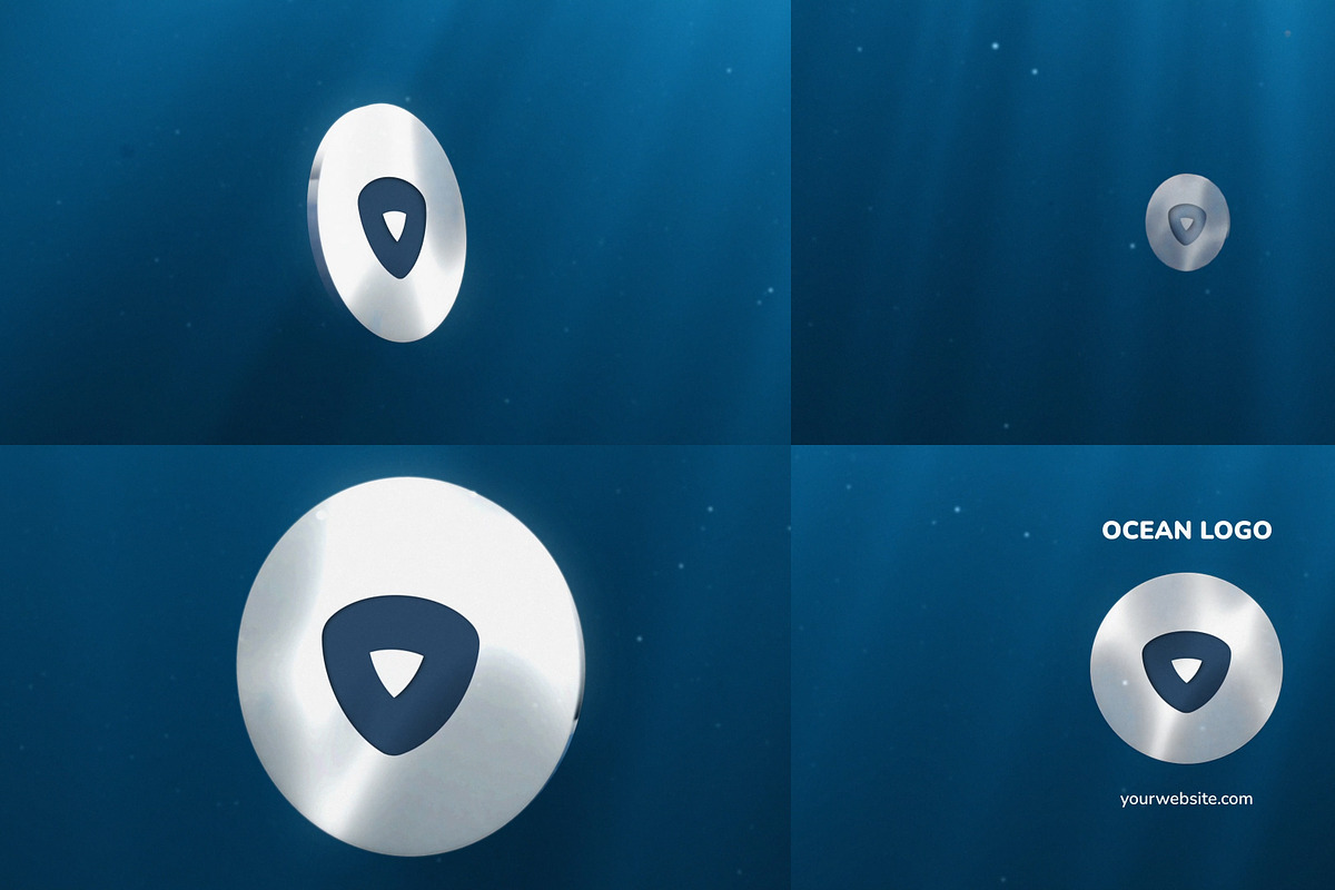 Ocean Underwater Logo for DaVinci, a Templates & Theme by FlashFXbox (Photo 1 of 2)