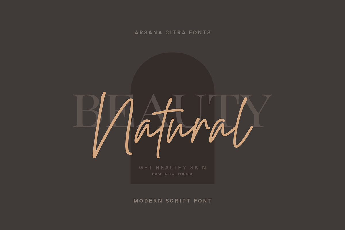 Arsana Citra - Modern Script Font, a Script Font by RHD Creative Studio (Photo 7 of 12)