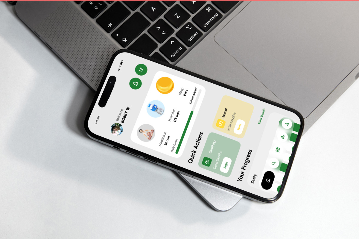 Anmo – Guided Meditation App UI Kit, an App Template by productype1 (Photo 5 of 5)