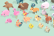 Quirky Series - Animals Mega Pack, an Animal 3D Model by Polydactyl (Thumbnail 4 of 13)