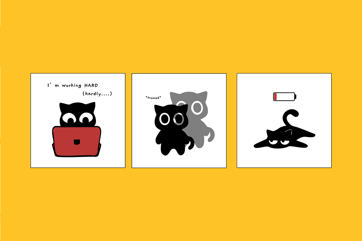 Funny Cat - Illustration Cat, an Animal Illustration by Invisual Studio (Photo 13 of 21)
