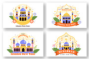 10 Islamic New Year Illustration, a Seasonal Illustration by denayunebgt (Thumbnail 2 of 4)