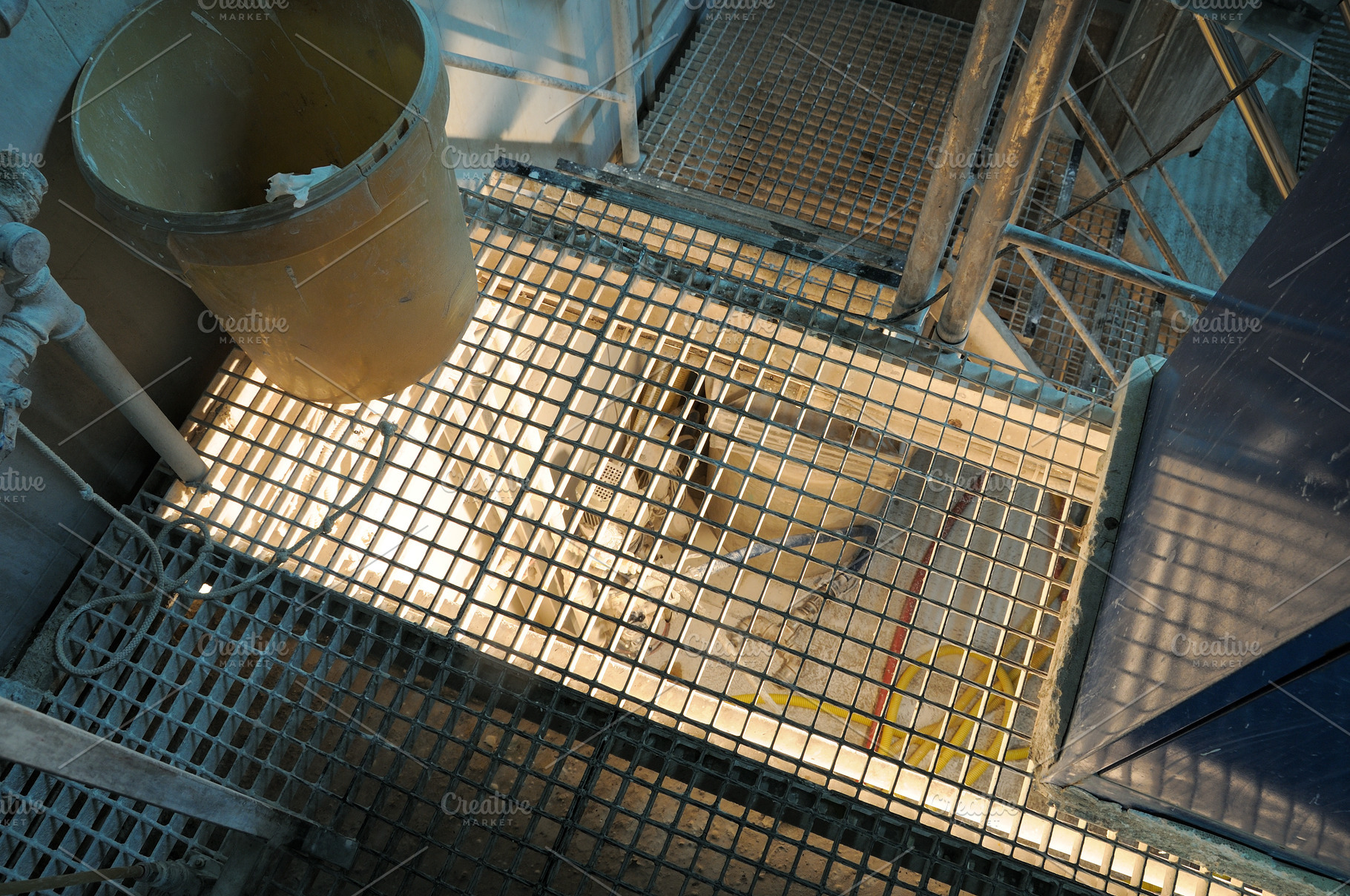 Industrial Metal Grating Walkway Above Facility Level, an Industrial Photo by Davizro's Market